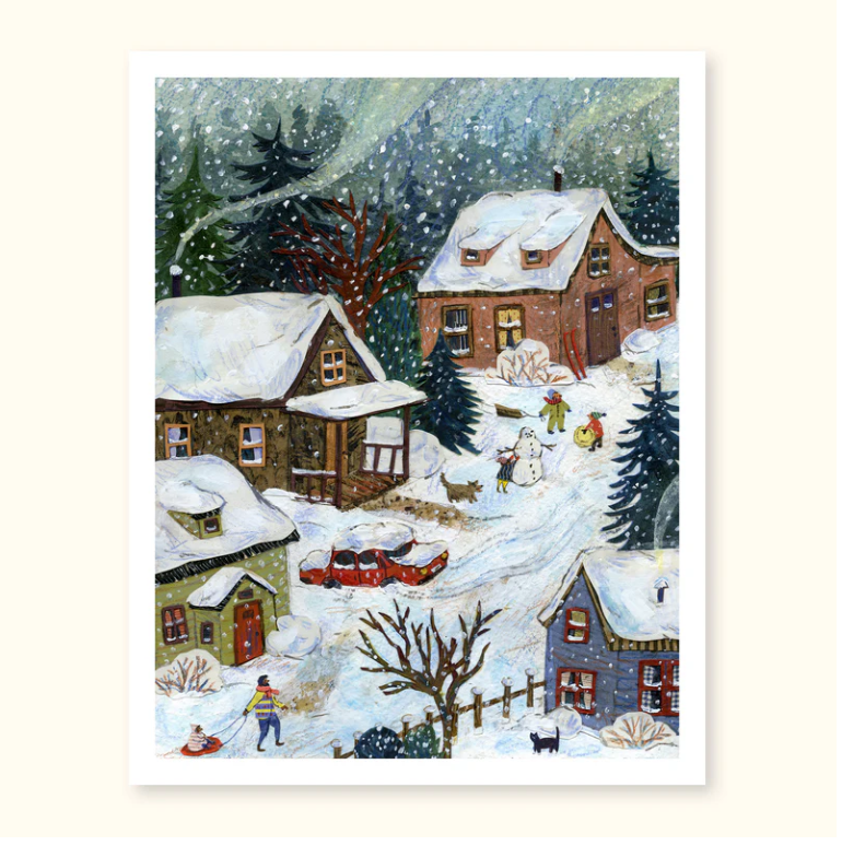Snow Day Greeting Card